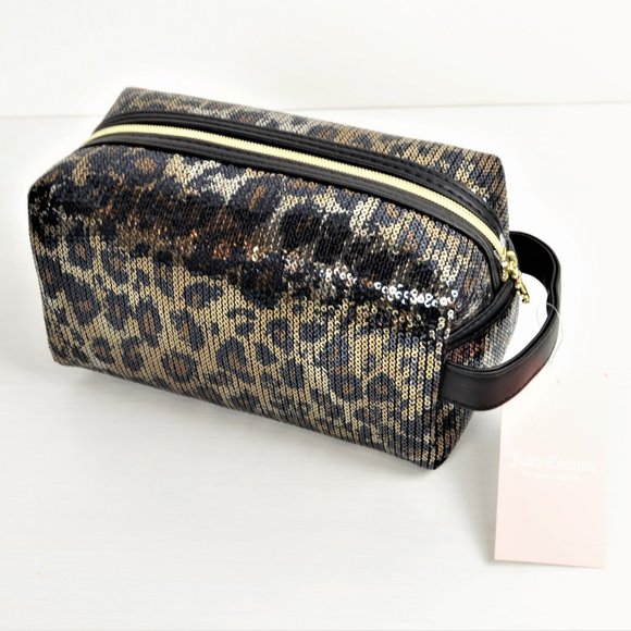 Juicy Couture Bags Nwt Juicy Couture Sequin Cosmetic Bag 2 Bottes